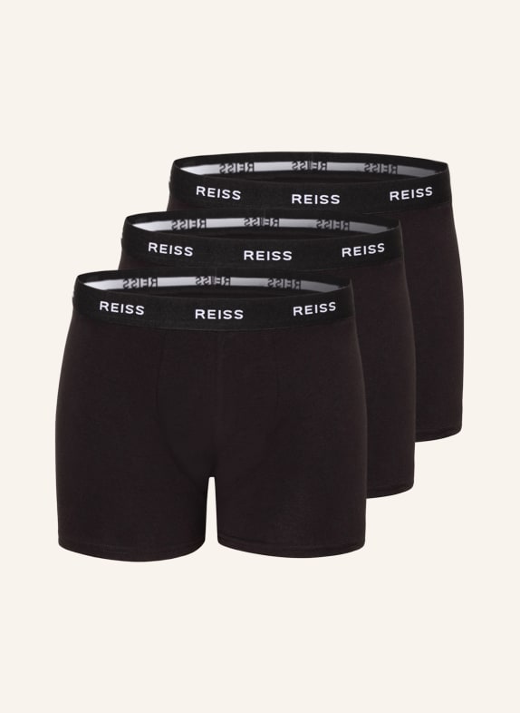 REISS 3-pack boxer shorts HELLER BLACK