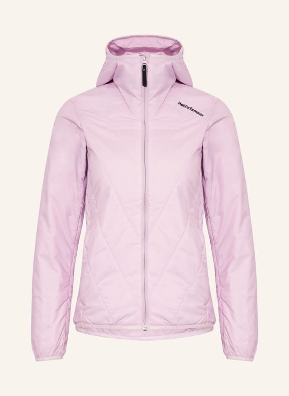 Peak Performance Quilted jacket INSULATED LINDER HOOD PINK