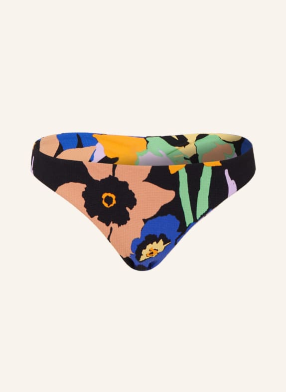 ROXY Brazilian bikini bottoms COLOR JAM BLUE/ BLACK/ LIGHT GREEN