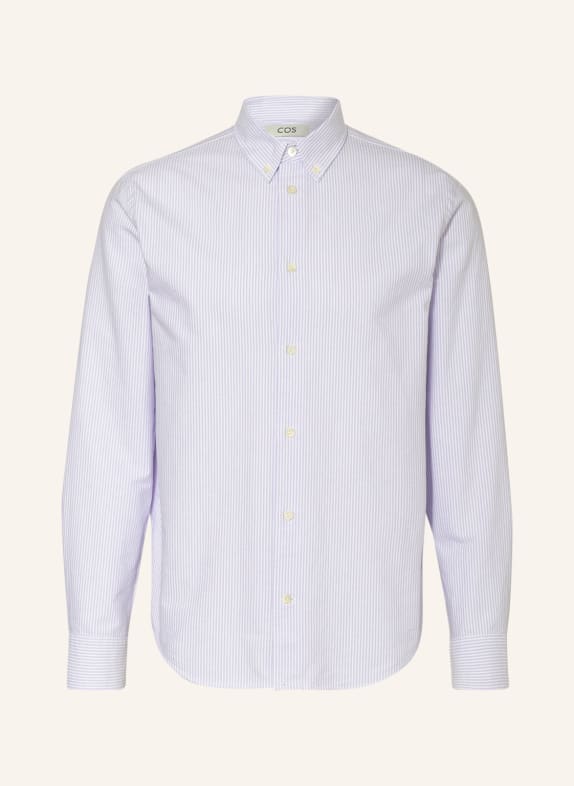 COS Shirt regular fit WHITE/ LIGHT PURPLE