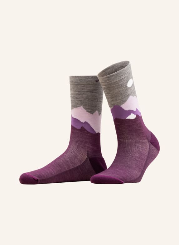 LaMunt Trekking-Socken MARTHA aus Merinowolle 6710 hort