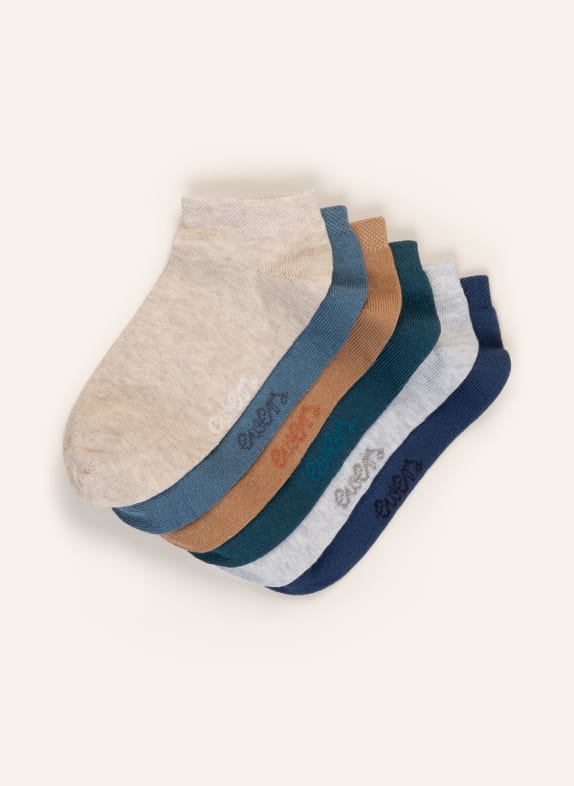 ewers COLLECTION 6er-Pack Socken 1 1 beige-blau-grau