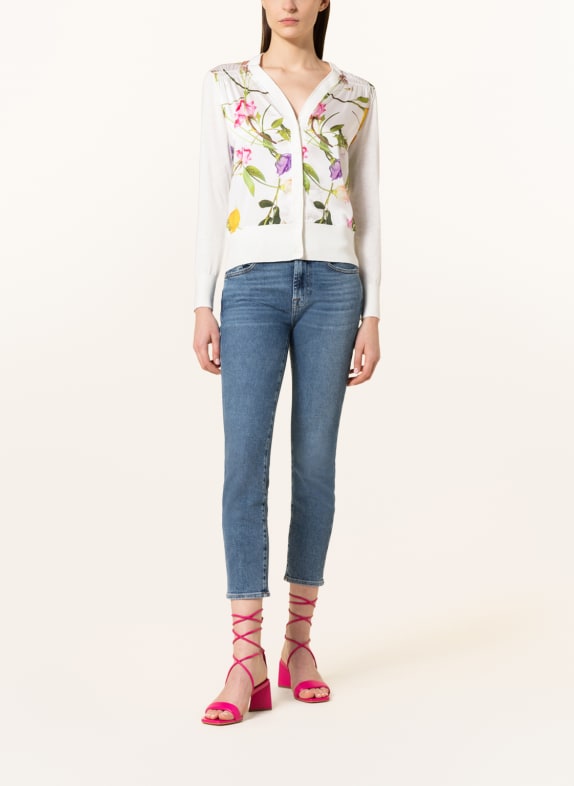 TED BAKER Strickjacke CHANTRI mit Leinen