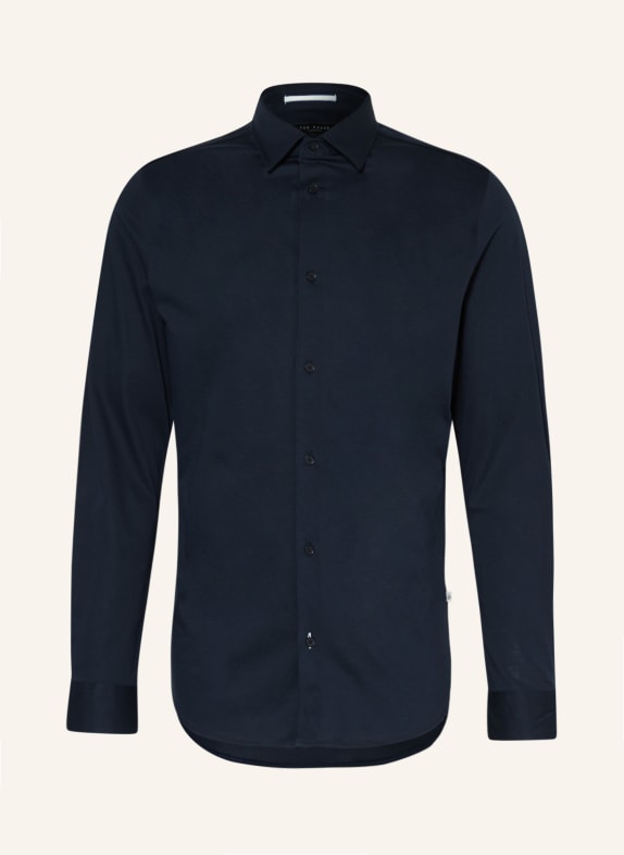 TED BAKER Jerseyhemd MARROS Slim Fit DUNKELBLAU
