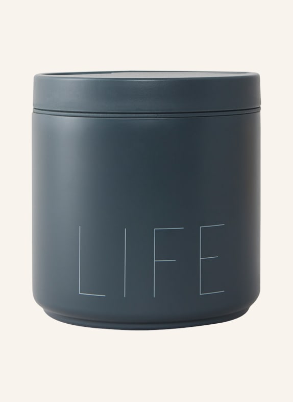 DESIGN LETTERS Thermal lunchbox LIFE DARK BLUE