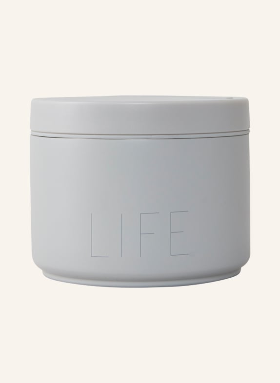 DESIGN LETTERS Thermo-Lunchbox LIFE HELLGRAU