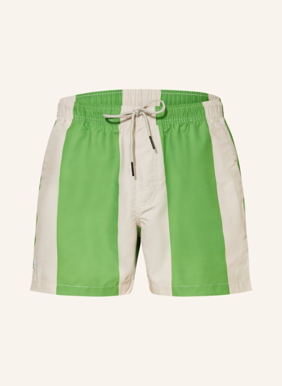 OAS Badeshorts EMERALD STRIPE