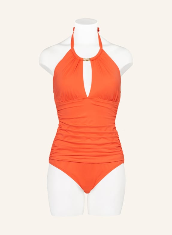 LAUREN RALPH LAUREN High-Neck-Badeanzug BEACH SOLIDS CLUB