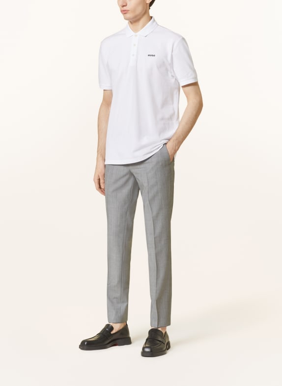 HUGO Piqué-Poloshirt DONOS Regular Fit WEISS