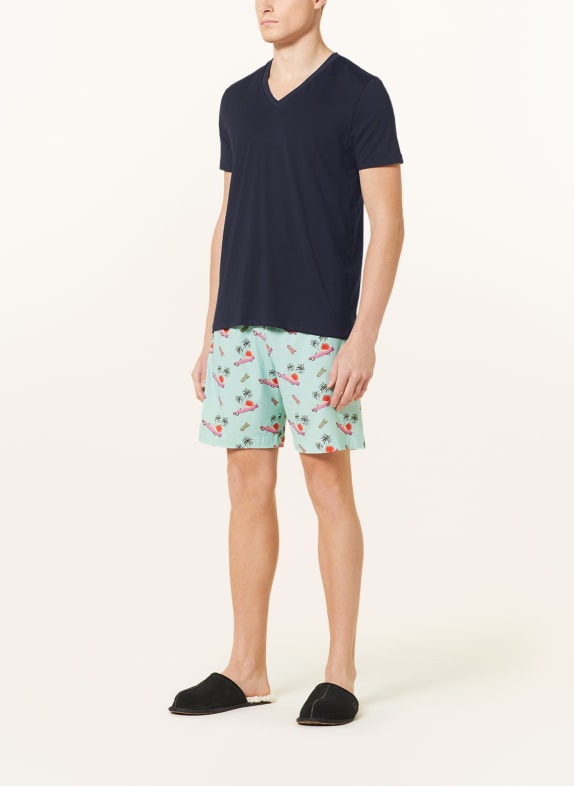 mey Sömnskjorta Serie DRY COTTON MÖRKBLÅ