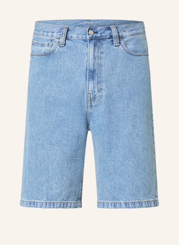 carhartt WIP Szorty jeansowe LANDON loose fit 0160 HEAVY STONE WASHED