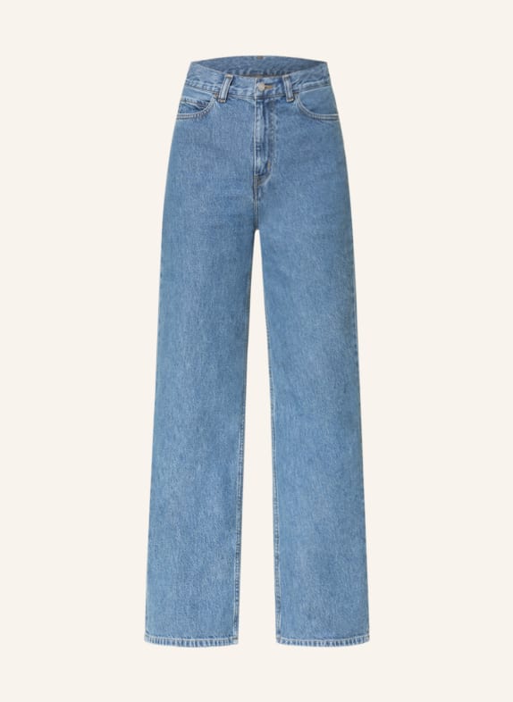 carhartt WIP Flared Jeans JANE 0160 blue heavy stone wash