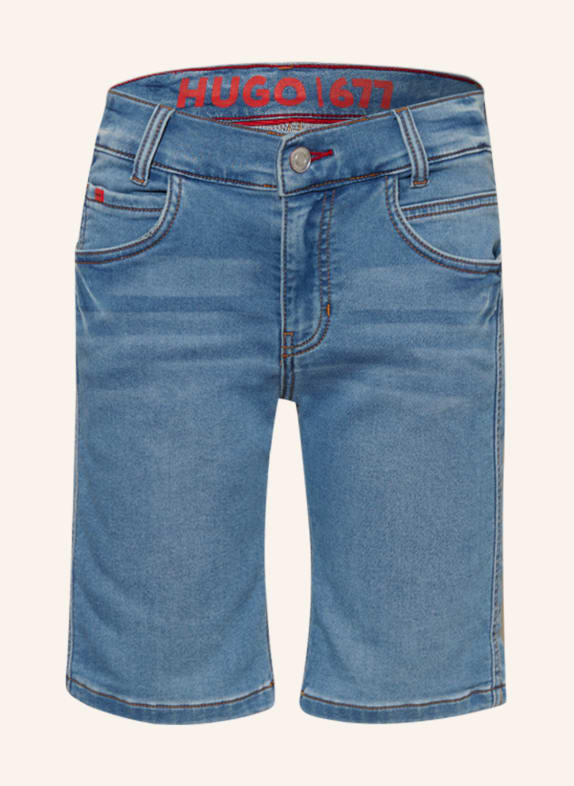 HUGO Szorty jeansowe