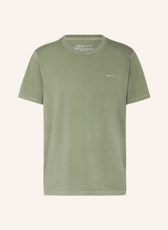 GANT T-Shirt DUNKELGRÜN