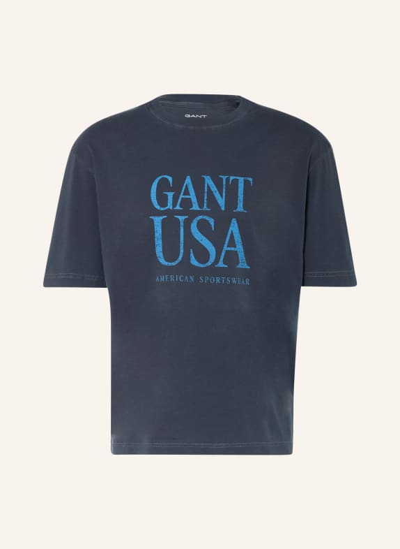 GANT T-Shirt DUNKELBLAU