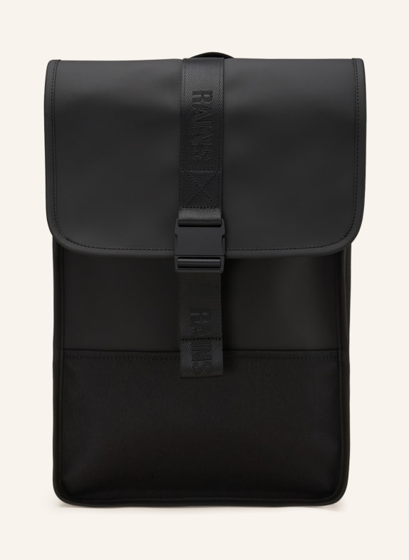 RAINS Backpack with laptop compartment BLACK