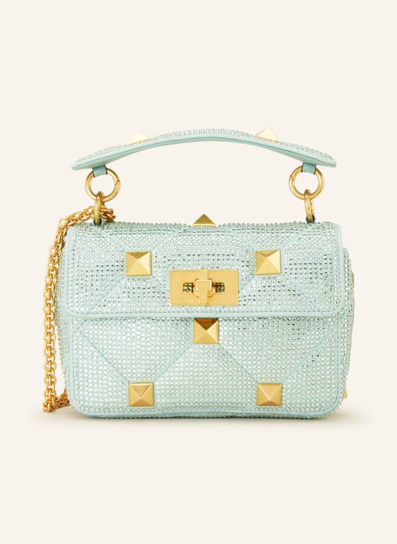 VALENTINO GARAVANI Umhängetasche ROMAN STUD MINT/ GOLD