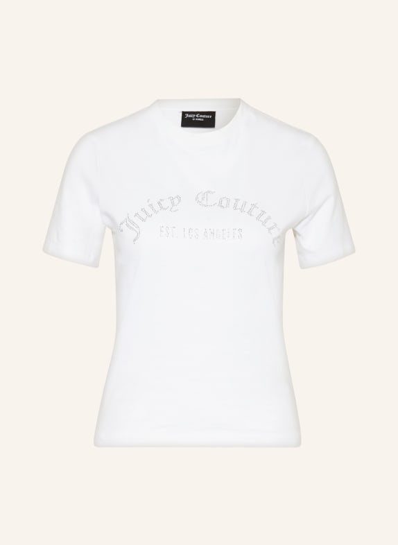 Juicy Couture T-shirt NOAH z ozdobnymi kamykami