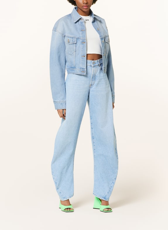 Off-White Cropped-Jeansjacke