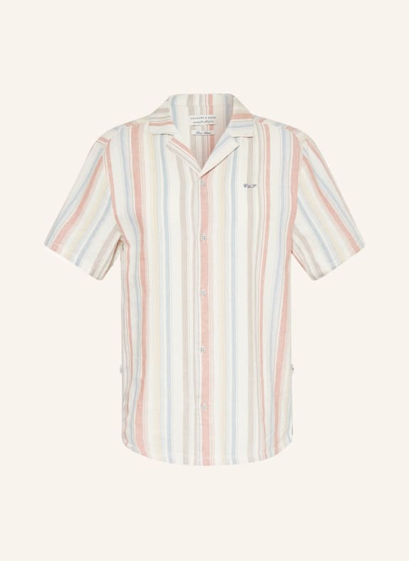 COLOURS & SONS Kurzarm-Hemd Regular Fit mit Leinen