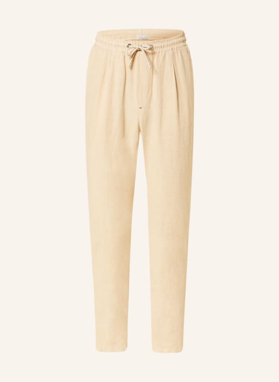 COLOURS & SONS Linen pants in jogger style