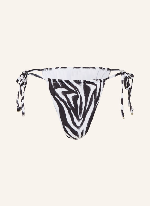 HUGO Triangle bikini bottoms SAVANNA BLACK/ WHITE