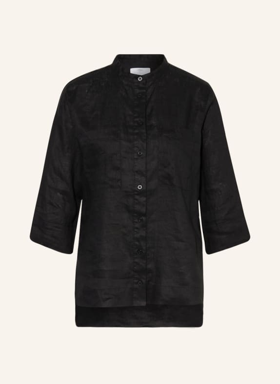 FYNCH-HATTON Hemdbluse aus Leinen mit 3/4-Arm