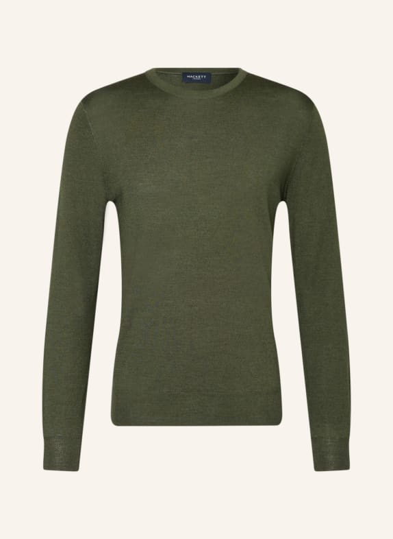 HACKETT LONDON Pullover aus Merinowolle KHAKI