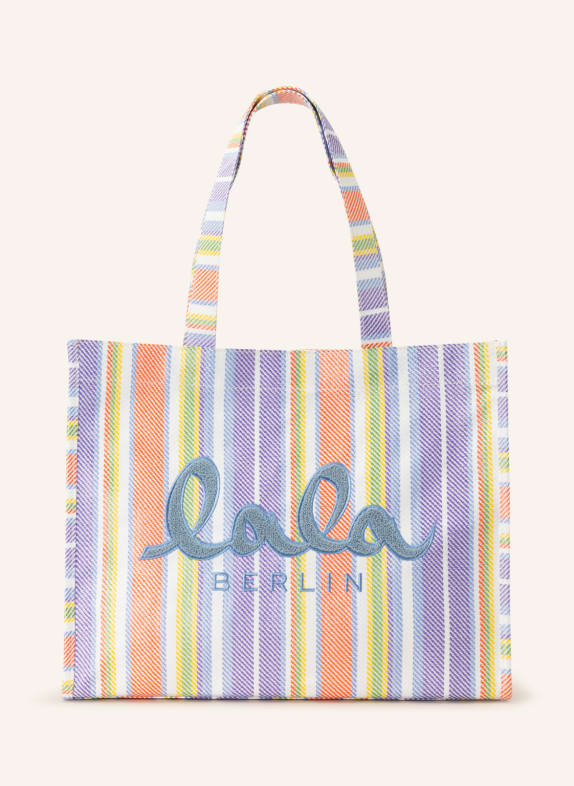 Lala Berlin Shopper MAREVA HELLBLAU/ HELLLILA/ ORANGE