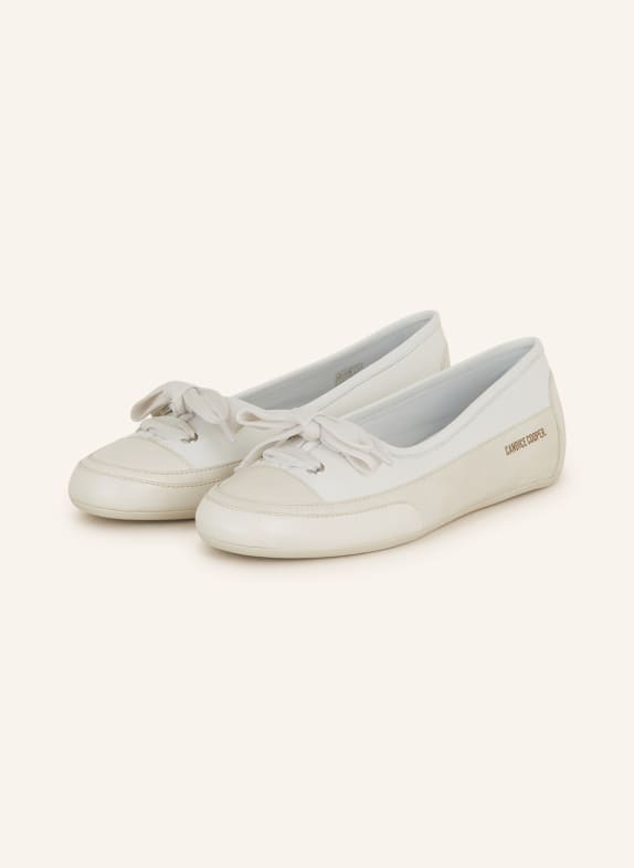 Candice Cooper Ballet flats CANDY BOW CREAM/ WHITE