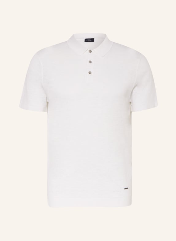 JOOP! Knitted polo shirt MALIOS with linen