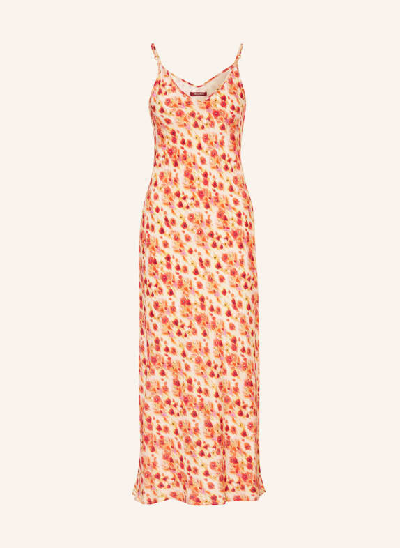 MaxMara STUDIO Seidenkleid ALVARO ROT/ ORANGE/ GELB