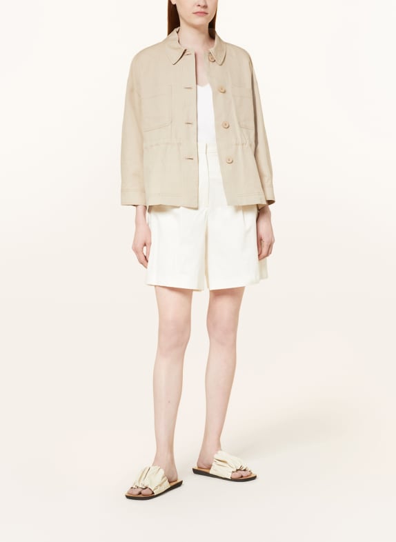 WEEKEND MaxMara Kurtka DOLMEN z dodatkiem lnu
