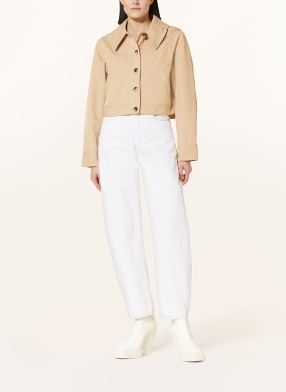 GANNI Jacke HELLBRAUN