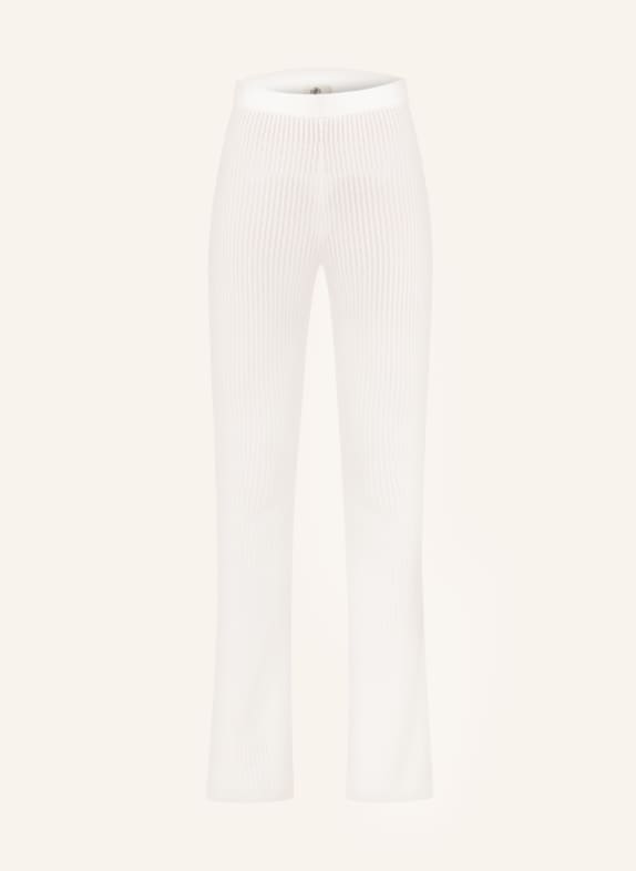 the garment Knit trousers WHITE