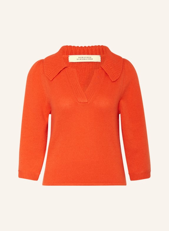 DOROTHEE SCHUMACHER Sweater with cashmere and 3/4 sleeves