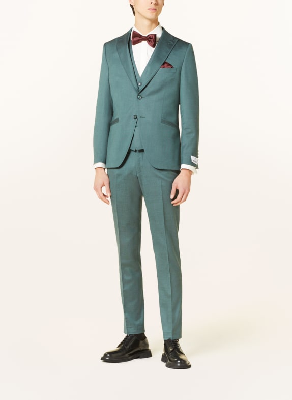 WILVORST Suit trousers slim fit GREEN