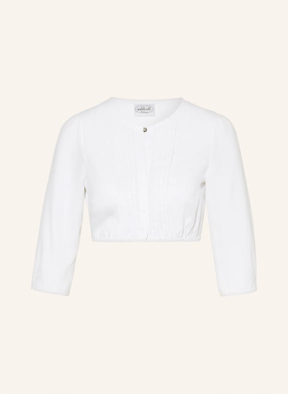 WALDORFF Dirndlbluse mit 3/4-Arm WEISS