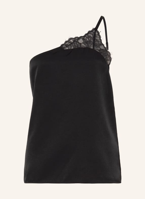 JW ANDERSON Top with lace BLACK