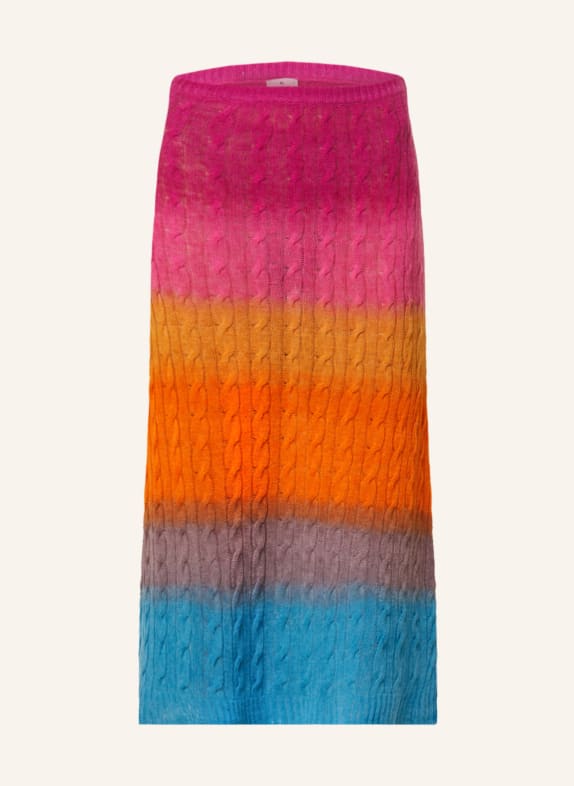 ETRO Knit skirt FUCHSIA/ ORANGE/ BLUE
