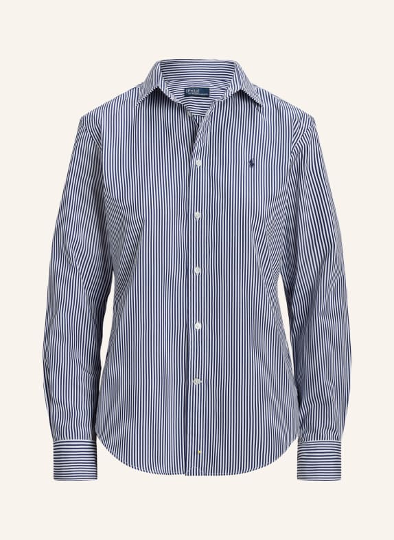 POLO RALPH LAUREN Shirt blouse DARK BLUE/ WHITE