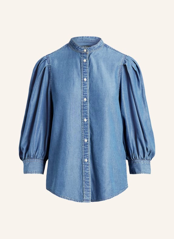 LAUREN RALPH LAUREN Bluzka DIZONA w stylu jeansowym z rękawem 3/4