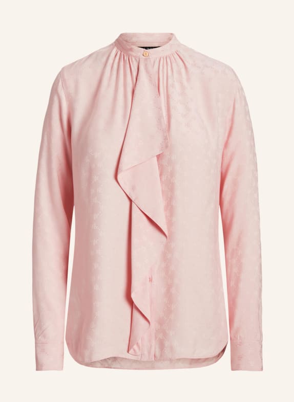 LAUREN RALPH LAUREN Bluzka satynowa KARILYNA z wolantami