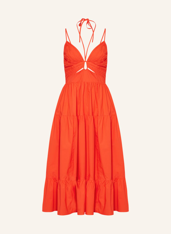 ULLA JOHNSON Dress PHOEBE with cut-outs RED