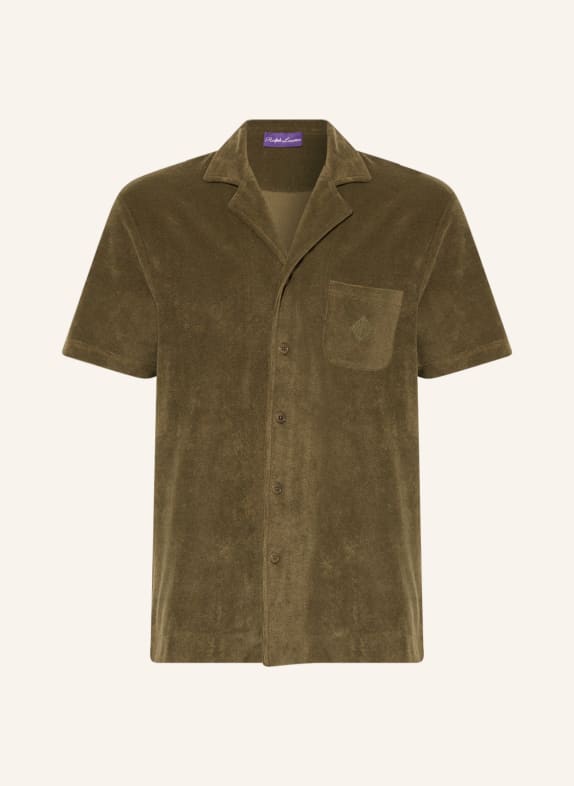 RALPH LAUREN PURPLE LABEL Resort shirt slim fit in terry cloth