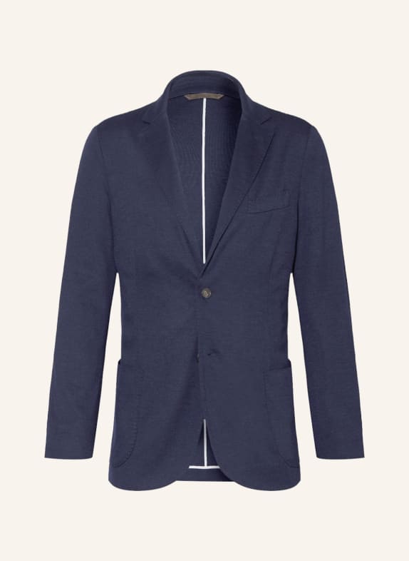 manzoni 24 Cashmere tailored jacket extra slim fit with silk DARK BLUE