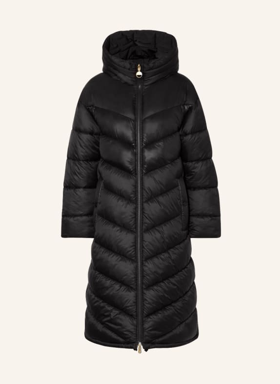 BARBOUR INTERNATIONAL Quilted coat MONTERAL reversible BLACK