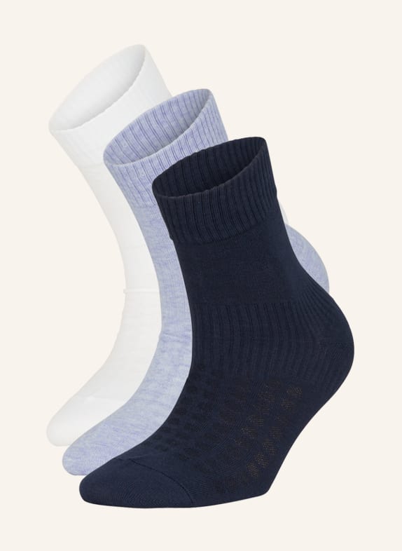 ESPRIT 3-pack socks LIGHT BLUE/ WHITE/ DARK BLUE