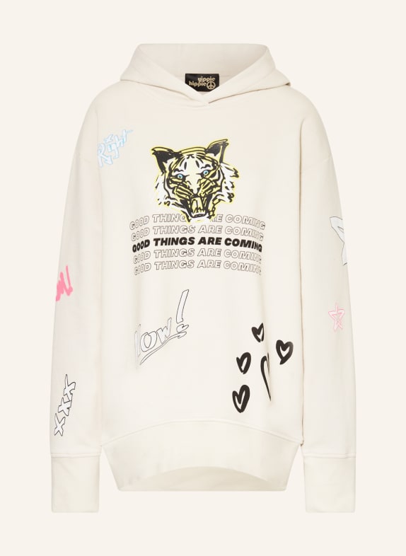 yippie hippie Oversized-Hoodie BEIGE
