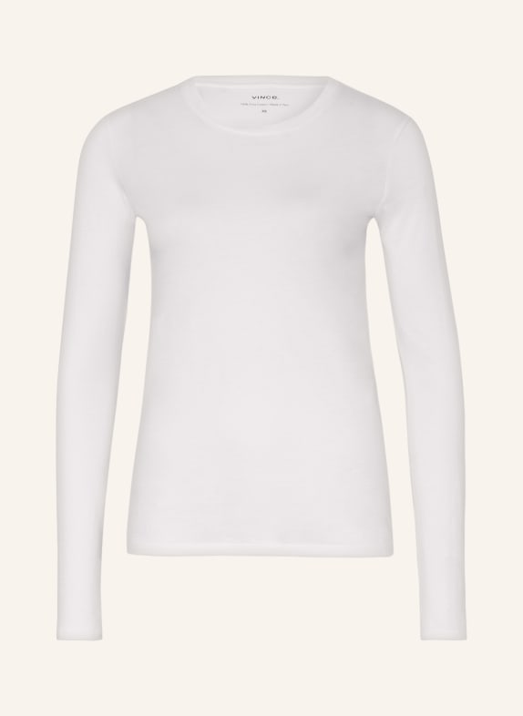 VINCE Longsleeve WEISS